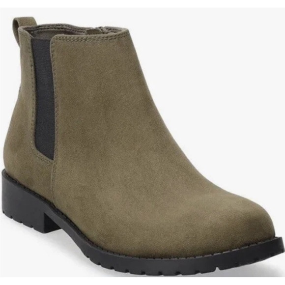 Sonoma Goods For Life Shoes - Sonoma Cilantro Ankle Booties in Olive color